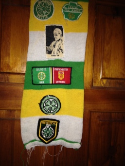 Alan's scarf from the 80s with patches