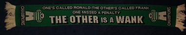 Lucky Celtic yfronts KDS Champs 2003-4 scarf with One's called Ronald line 2