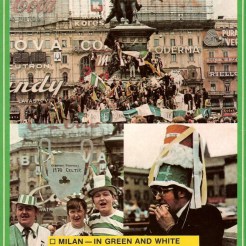 1970 Milan cup final, Celtic fans in square colour