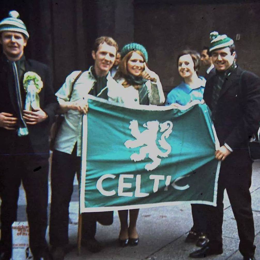 Celtic lion banner, 1970