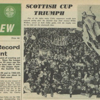 OOR WULLIE Willie Wallace banner 1967 SC Final
