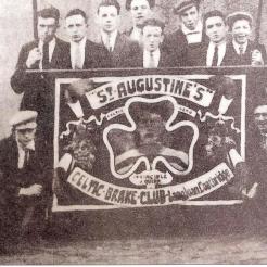 St Augustines Langloan Coatbridge Jimmy Quinn banner