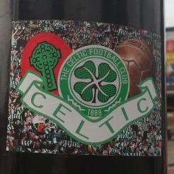 Celtic old ball and crest sticker