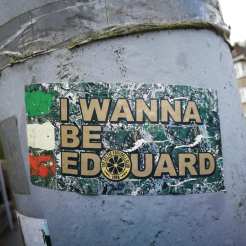 I wanna be Edouard sticker